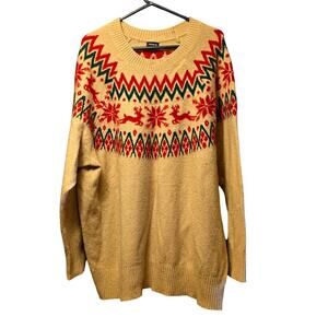 Torrid fair isle nordic sweater size 3x